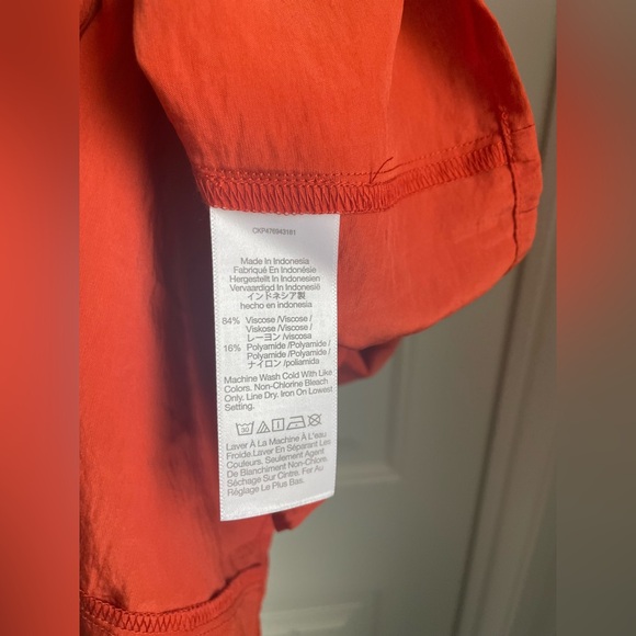 NWT Madewell V-Neck Flutter-Sleeve Midi Dress in southwestern clay - 6 - Picture 10 of 10